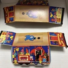 セサミストリート　モンスタークッキー トロリーカーの空き箱2個
