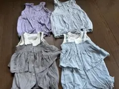 コットンロンパース 4点セット