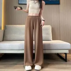 キャメルブラウン Lサイズ パンツセットアップ