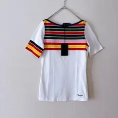 DSQUARED2 ディースクエアード　マルチカラーボーダー Tシャツ Mのサムネイル