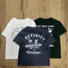 LOGOS DAYS 半袖 3枚 男の子 150 グレー グリーン ホワイトのサムネイル