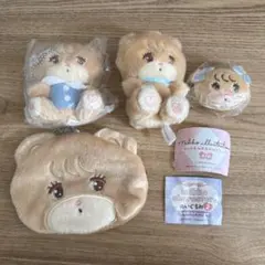 mikko characters ガチャ ラテ ぬいぐるみ クリップ ポーチ