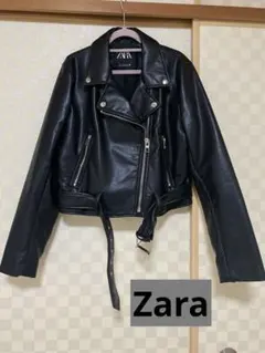ZARA フェイクレザー　ジャケット