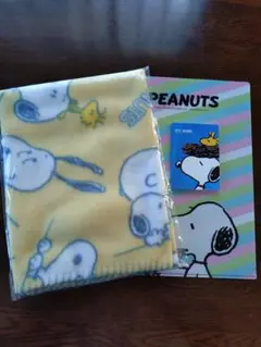 スヌーピー　ブランケット　クリアファイル　ミニノート　AOKI ノベルティグッズ