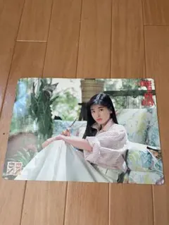 【コレクター放出品】森高千里グリコ 下敷き 販促品 非売品 レトロ