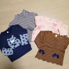 まとめ　長袖　女の子　80cm 4枚セット