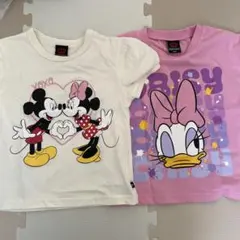 BABY DOLL ミッキー・ミニー・デイジー Tシャツ 2枚セット 100