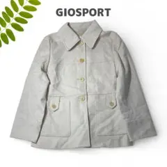 【お洒落♡良品】GIO SPORT ベージュジャケット ウール混