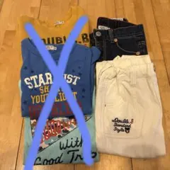 ダブルB 130 ズボン2枚セット