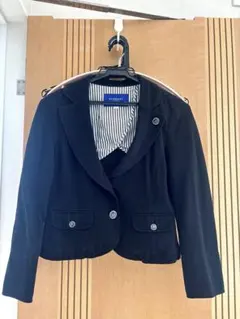 バーバリーブルーレーベル　テーラードジャケット　ブラック　サイズ38