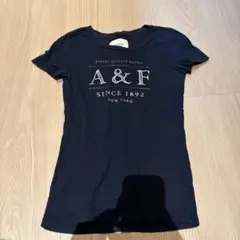 Abercrombie & Fitch ネイビー Tシャツ S