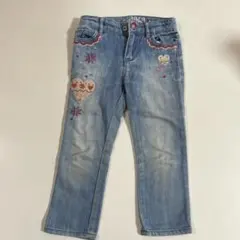Gap 刺繍入りデニムパンツ 100cm