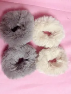 ヘアゴム ファー 2色セット 地雷系 量産型