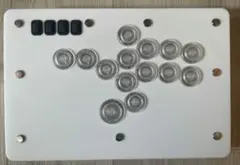 punkworkshop パンクワークショップ レバーレス　ホワイト タイプD 輸入新品】 PUNK WORKSHOP MINI HITBOX White レイアウトB レバーレス