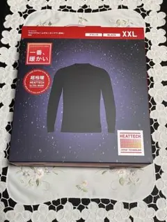 ♪UNIQLOヒートテック♪ウルトラウォームクルーネックT！3L ブラックMEN