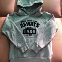 earth music&ecology グレー パーカー