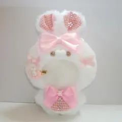 【594】ちびぐるみ　11cmサイズ　ぬい服　着ぐるみ　ピンク