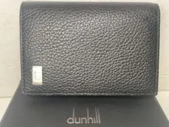 【新品未使用】dunhill ブラック レザー 名刺入れ　カードケース