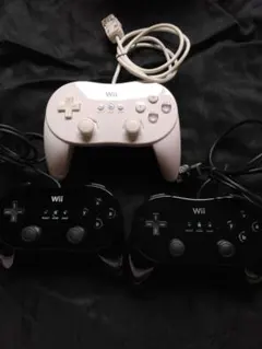 Wii クラシックコントローラー　pro 3個セット 有線