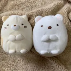 すみっコぐらし　ねこ　しろくま　ぬいぐるみ