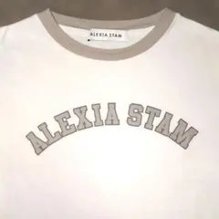 ALEXIA STAM ☆☆ロゴTシャツ 　ホワイト系　半袖のサムネイル