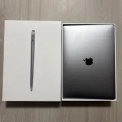 【美品】MacBookAIR スペースグレー M1チップ 箱付き