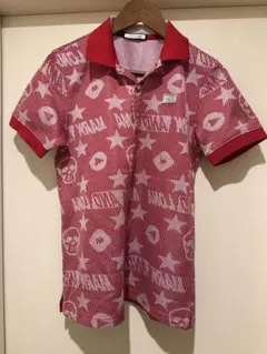 極美品✨ MARK & LONA 総柄 半袖 シャツ スカル ゴルフ XL - メルカリ