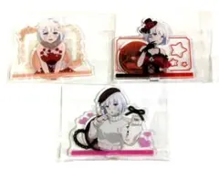 シエスタ ミニアクリルスタンドフィギュア 赤ドレス 白ニット ハロウィン