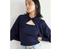 sea room lynn コットンカシミヤ ボレロ セット美品