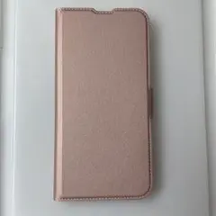iPhone14ProMaxケース 手帳型 薄型 ローズゴールド　ピンク