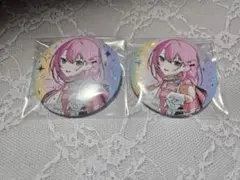 プロセカ 感謝祭 オーロラ箔押し缶バッジ 巡音ルカ