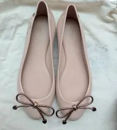 melissa リボン付きピンクラバーシューズのサムネイル