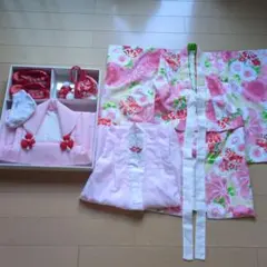 七五三 被布セット 花ひめ ピンク 3歳用のサムネイル