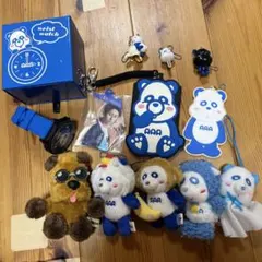 AAA與真司郎 グッズ ぬいぐるみ・時計セット