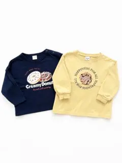 futafuta ロンT 2枚セット 90-95cmドーナツ クッキーのサムネイル
