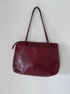ART BERG 本革　ショルダーバッグ　赤のサムネイル