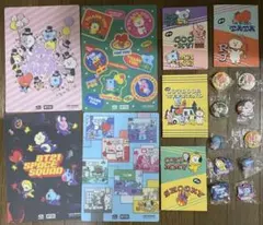 前回くら寿司　BTSグッズ　ＢＴ21ノート&下敷コンプリート&びっくらぽん10種