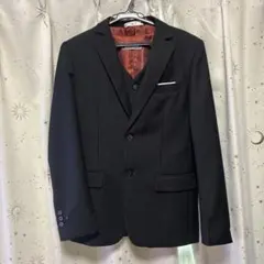 1回着用　14Y 卒業式スーツ　5点セット　150.160