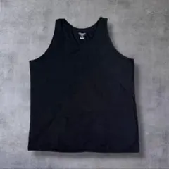 古着Champion チャンピオン タンクトップ2XL 刺繍ロゴ 無地 ネイビーのサムネイル