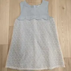 Catherine Cottage 水色 ノースリーブドレス