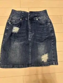 【新品】リップサービス　リボンデニムスカートのサムネイル