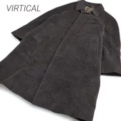 ✨️VIRTICAL✨️　ウール　アルパカ混　ウールロングコート　イタリア製生地