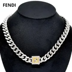FENDI 】ネックレス キューブ型 43センチ ゴールド サイコロ型 - メルカリ
