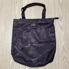 ungaro paris トートバッグ ロゴ総柄 ダークパープル