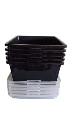 D様　黒白プラスチックボックスセット