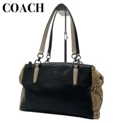 2026年最新】coach バッグ 黒 レザーの人気アイテム - メルカリ