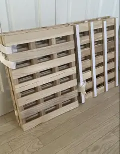 訳あり　セミダブル　桐製 すのこベッド 折りたたみ式のサムネイル
