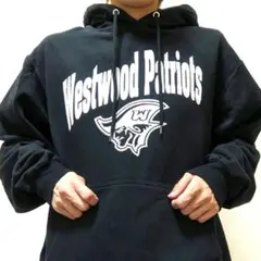 ポート&カンパニーウエストウッドペイトリオッツスウェットパーカーブラック古着