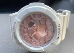 CASIO Baby-G ネオンダイアル BGA-131 白×シェルピンク