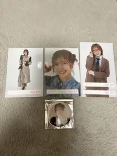 櫻坂46 松田里奈 生写真 缶バッジセット